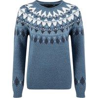Weird Fish Lowell Fair Isle Jumper Ash Blue Size 8