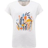 Weird Fish Wildflowers Front Print Graphic T-Shirt Oatmeal Marl Size 16
