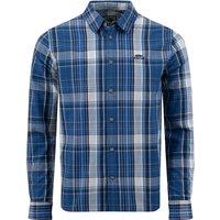Weird Fish Lando Long Sleeve Check Shirt Off White Size 4XL