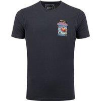 Weird Fish House Of The Dragonfish Back Print Artist T-Shirt Rust Leaves Size M