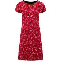 Weird Fish Tallahassee Printed Jersey Dress Acer Red Size 18