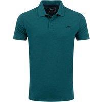 Weird Fish Bobby Melange Pique Polo Shirt Terracotta Size L