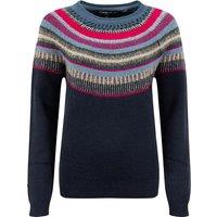 Weird Fish Carmelo Fair Isle Jumper Smoked Blue Size 18