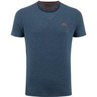Weird Fish Newland Tonal Slub Stripe T-Shirt Navy Size M