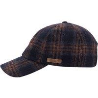 Weird Fish Falkirk Flannel Check Cap Midnight Size ONE
