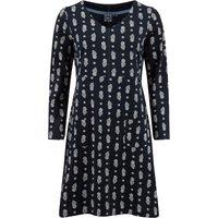 Weird Fish Hope Printed V-Neck Jersey Dress Twilight Size 14