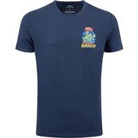 Weird Fish BananaClam Beano Collaboration Back Print Artist T-Shirt Dark Blue Size 2XL