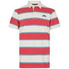 Weird Fish Rossett Organic Cotton Short Sleeve Rugby Shirt Radical Red Size S