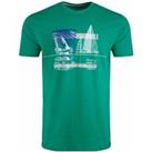 Weird Fish Sail Plan Organic Cotton T-Shirt Evergreen Size S