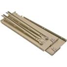 Wickes Metal Drawer System Cream - 400 x 150mm Pack of 2