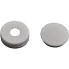 Wickes Screw Cover Gauge Caps - White 13mm Pack of 10