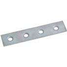 Wickes Mending Plate Zinc Plated 76mm Pack 20