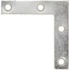 Wickes Zinc Plated Angle Plate 75mm Pack 4