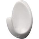 Wickes White Large Adhesive Hooks - Pack of 4