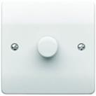 MK 500W Single Dimmer Light Switch - White
