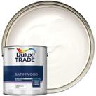 Dulux Trade Satinwood Paint - Pure Brilliant White - 2.5L