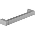 Wickes Georgia Square Bar Handle - Stainless Steel Effect 160mm