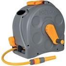 Hozelock 2415 2 in 1 Compact Enclosed Reel with Hose Pipe - 25m