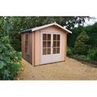 Shire Barnsdale Double Door Log Cabin - 8 x 8ft