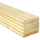 Wickes PTG Timber Floorboards - 18mm x 119mm x 2400mm - Pack of 5