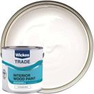 Wickes Trade Eggshell Wood & Metal Paint - Pure Brilliant White - 2.5L
