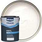 Wickes Trade Vinyl Matt Emulsion Paint - Pure Brilliant White - 5L