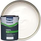Wickes Trade Vinyl Silk Emulsion Paint - Pure Brilliant White - 5L