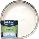 Wickes Kitchen Matt Emulsion Paint - Pure Brilliant White No.0 - 2.5L