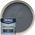 Wickes Vinyl Matt Emulsion Paint - Dark Flint No.245 - 2.5L
