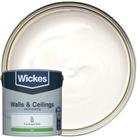 Wickes Vinyl Silk Emulsion Paint - Pure Brilliant White No.0 - 2.5L