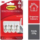 Command White Small Wire Hooks - Pack of 3