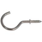 Wickes Zinc Round Cup Hook - Pack of 25