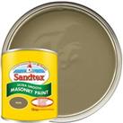 Sandtex Microseal Ultra Smooth Weatherproof Masonry 15 Year Exterior Wall Paint - Olive - 150ml