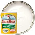 Sandtex Microseal Ultra Smooth Weatherproof Masonry 15 Year Exterior Wall Paint - Pure Brilliant Whi