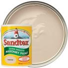Sandtex Microseal Ultra Smooth Weatherproof Masonry 15 Year Exterior Wall Paint - Sandstone - 5L