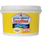 Sandtex Microseal Fine Textured Weatherproof Masonry 15 Year Exterior Wall Paint - Pure Brilliant Wh