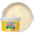 Sandtex Microseal Ultra Smooth Weatherproof Masonry 15 Year Exterior Wall Paint - Cornish Cream - 10