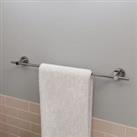 Croydex Pendle Flexi-Fix Bathroom Towel Rail - Chrome