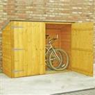 Shire Shiplap Timber Bike Store Shed - 6 x 2ft