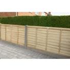 Forest Garden Pressure Treated Overlap Fence Panel - 6 x 3ft