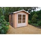 Shire Barnsdale Double Door Log Cabin with Assembly - 10 x 10ft