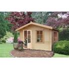Shire Bucknells Log Cabin with Assembly - 12 x 8ft