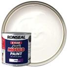 Ronseal 6 Year Matt White Anti-Mould Paint - 2.5L