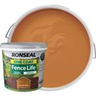 Ronseal One Coat Fence Life Matt Shed & Fence Treatment - Harvest Gold 5L