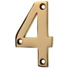 Wickes Door Number 4 - Brass