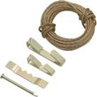 Wickes Picture Hanging Kit - Brass