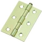 Loose Pin Butt Hinge Brass 76mm - Pack of 2