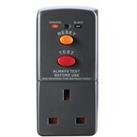 Masterplug 13A Single Socket Safety RCD Plug & Adaptor - Grey