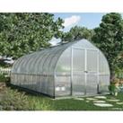 Palram Canopia Bella Extra Long Aluminium Bell Shaped Greenhouse with Polycarbonate Panels - 8 x 20f