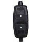 Masterplug 10A 3 Pin Non-Reversible Connector - Black